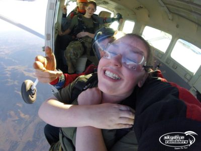 tandem skydiving like a theme park ride