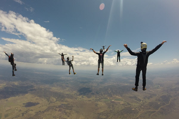 Skydiving is a family affiar