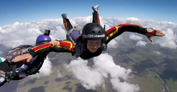 Accelerated Free Fall method - Solo Skydiving