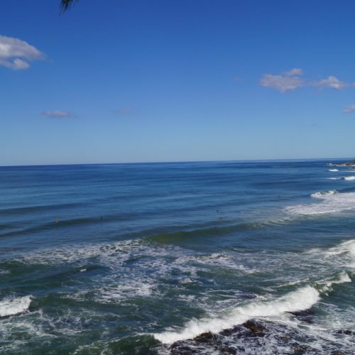 Beach on the sunshine coast