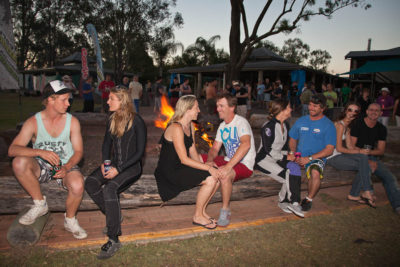 bonfire at Skydive Ramblers