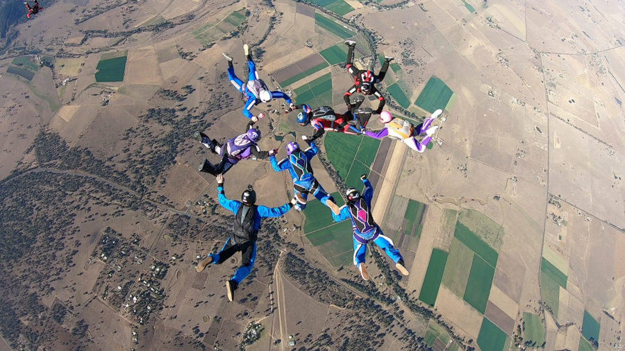 APF B-license + Star Crest. Skydive Ramblers