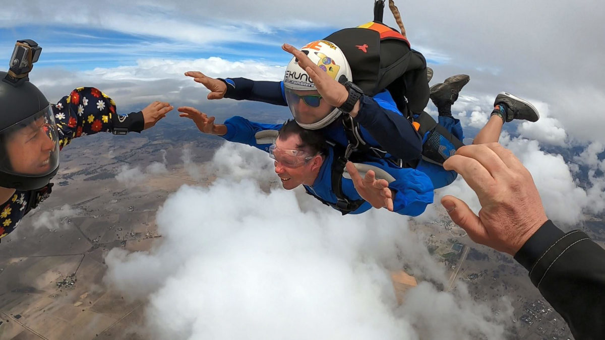 skydiving video package